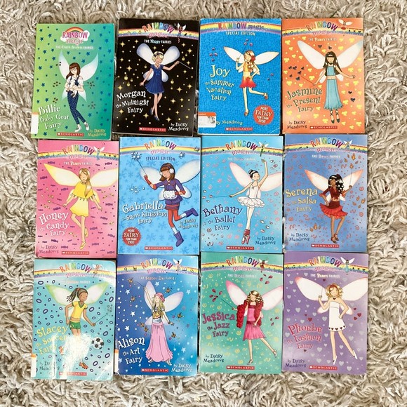 Rainbow Magic Fairies Book Series Lot x12 Chapter Books Daisy Meadows Scholastic - Picture 1 of 6